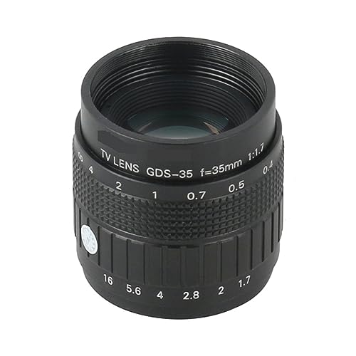 Lente zoom manual para cámara de microscopio con soporte CS C y distancia fija 2