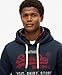 Superdry Vl Heritage Relaxed Hoodie M Blue