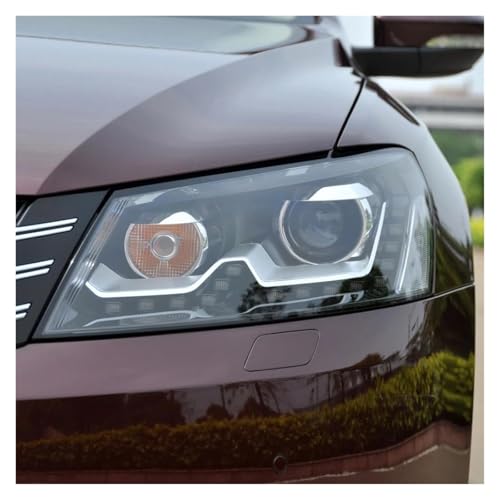 Capots phares voiture pour Passat B7 anti-jaunissement et haute clarté