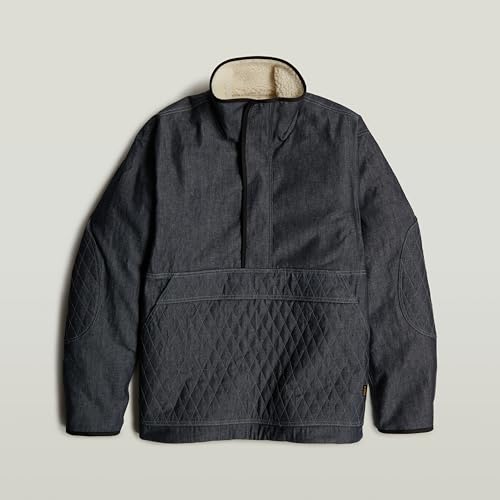 G-STAR Uomo Padded Shanorak, Blu (Raw Denim D25200-D539-001), Xl - 4