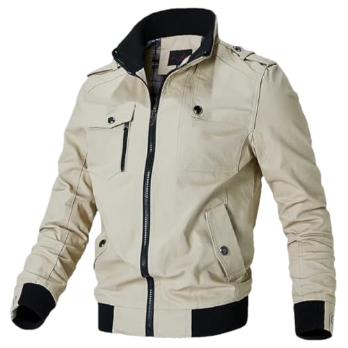 Spring Autumn Jacket Men Slim Bomber Windbreaker Jackets Coat Men's Clothing Tactics Military Jacket