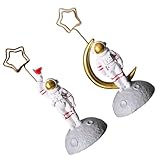 Petites figurines d'astronautes : le savoir-faire artisanal rend ces adorables astronautes plus vivants. décoration de figurines d'astronautes