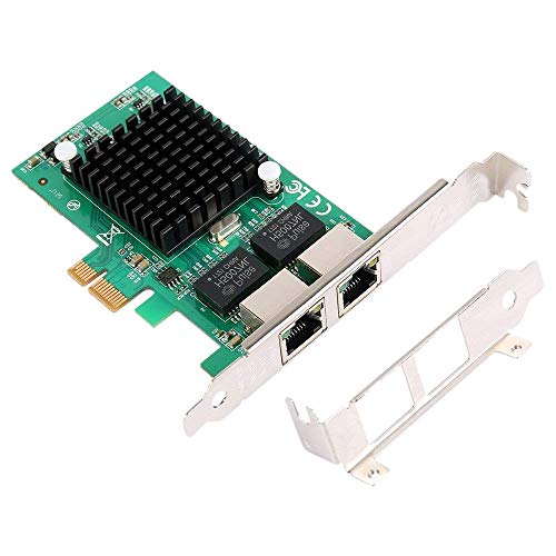 Carte réseau PCIe double port RJ45 pour travailler à domicile