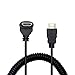 Produktbild Rechtwinkliges HDMI-Spiralkabel, 90 ° Abwärtswinkel HDMI-Stecker auf HDMI-Stecker Federspiralkabel Unterstützung 3D 1080P KANGPING für Kamera, Monitor