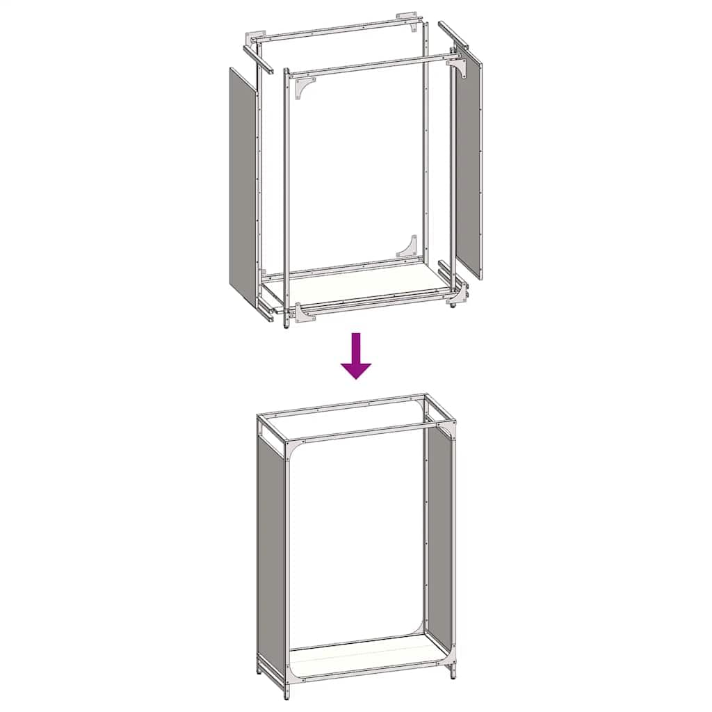 Mangloder - Estantería para leña de acero laminado en frío, color antracita, 60 x 28 x 90 cm, estantería para leña, soporte apilable, almacenamiento, almacenamiento en salón y jardín