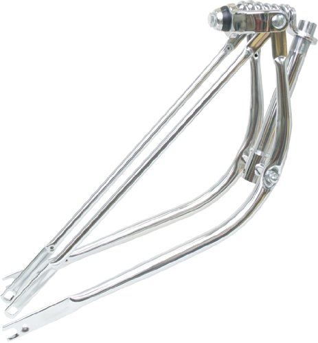 DUO Bicycle Parts 26" Beach Cruiser Spring Front Fork - Chrome