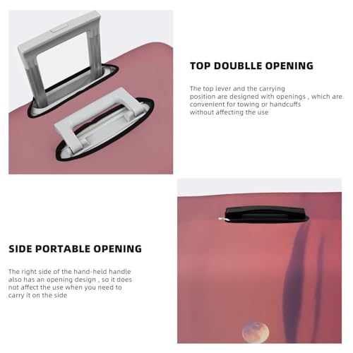Travel Luggage Cover sky and moon Suitcase Protector Elastic Washable Stretch Suitcase Protector Anti-Scratch Travel Suitcase Cover Fit 18-32 Inch Luggage4