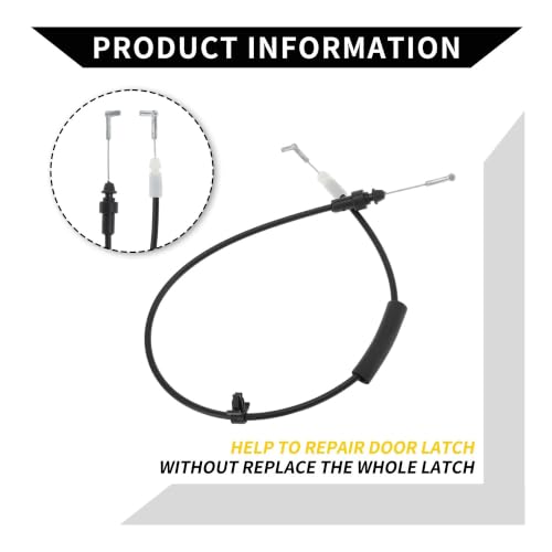 Cable de manija delantera izquierda interior con apertura suave para Ridgeline 2006-2014 7