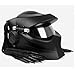 Robot Motorcycle Helmet,Revealable Lens Motorcycle Full Face Helmet,DOT Safety Standards,Adult Unisex, Suitable for All Seasons,Matt Black,XL