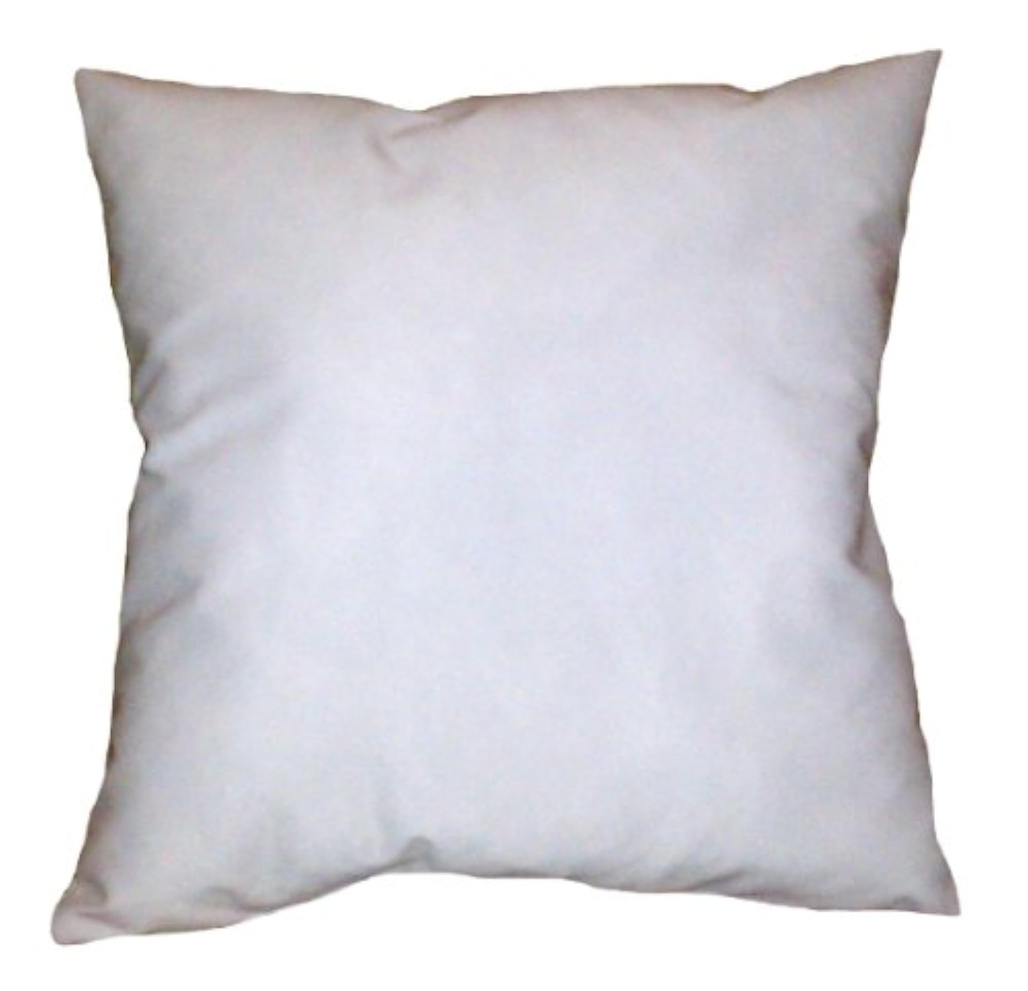 16x16 Inch Square White Cotton-Blend Throw Pillow Insert Form