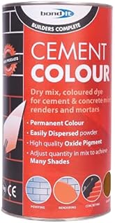 Bond-It Builders Complete BDH060R Brick Red Powdered Cement Dye (1 Kg) - Colours Mortar, Brick, Pointing, Render and Concrete Toner
