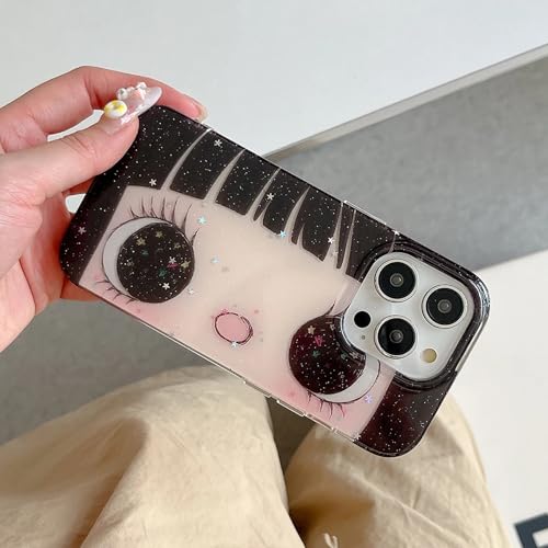 Coque antichoc iPhone 15 Pro Max silicone souple dos paillettes acrylique