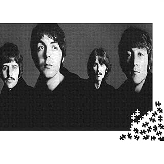 Puzzles pour Adultes 300 pièces Les Puzzles des Beatles définissent des Groupes célèbres pour Les Jeux éducatifs en Famille, Casse-tête pour Les Enfants 300 pièces (40x28cm) - Les Beatles, Paul McCartney, John Lennon, RIngo Starr, George Harrison
