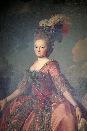 Affiche portrait Maria Feodorovna par Alexander Roslin, décoration murale de luxe