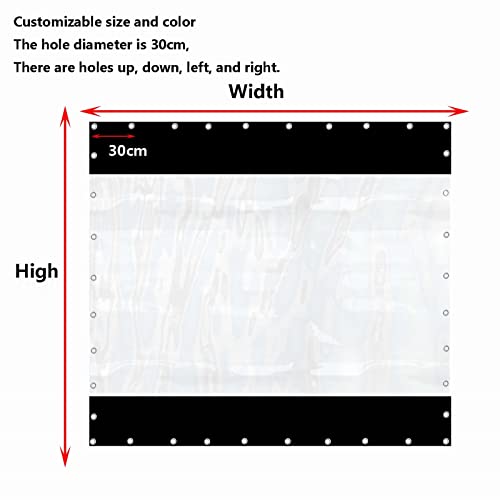 Bâche latérale en PVC imperméable pour bâche de porche et abri - 7