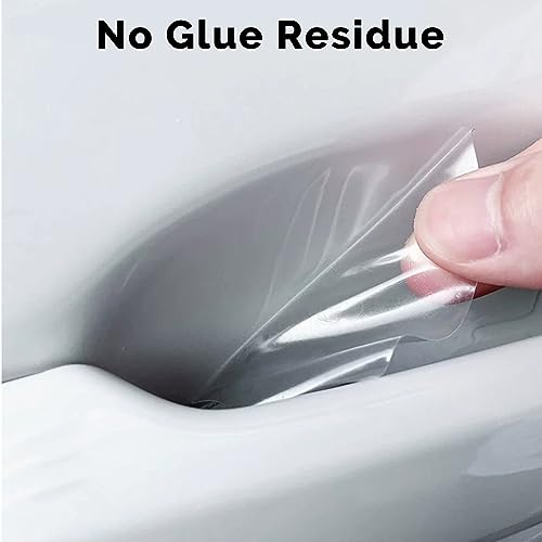10pcs Clear Car Door Handle Scratch Potector TPU Car Door Sticker Universal Protective Films for Vehicles (Clear) - Image 6