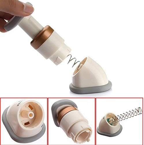 Thstheaven Neckline Slimmer Toning Massager System, Portable Neck Exerciser Chin Massager to Reduce Double Chin for Women Men, Free Necklace Gift,White,14L x 5W x 6.5H centimetres