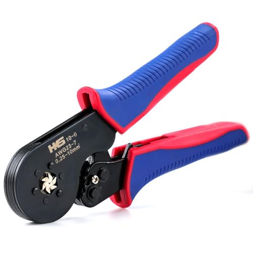 HKS Ferrule Crimping Tool AWG 23-7, Hexagonal Ratchet Self-Adjusting Crimper for End-Sleeve Terminals by HKS - Used condition - US$15.39