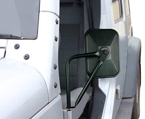 Jeep Mirrors Jk Jl Tj Yj Cj. Easy-Install Adventure Mirrors + Bonus Product. Improved Design. For All Jeep Wrangler. Quicker Install Door Hinge Mirror For Safe Doors Off Driving. #TOP7