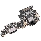 vhbw Ersatz USB-C-Ladebuchse mit Mikrofon und Audiobuchse kompatibel mit Xiaomi Mi 5X, A1 Smartphone, Silber