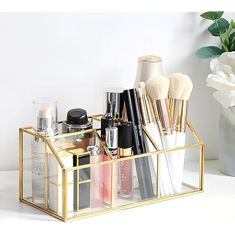 HARLIANGXY Gold Vintage Makeup Organiser Cover
