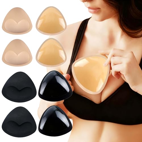 HuaCommerce 4 Paar Selbstklebende Push Up Pads für Bikini und...