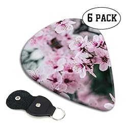 Pink Cherry Blossoms Lot de 6 médiators pour guitare acoustique, guitare électrique, basse, ukulélé – fins, moyens et… - Les Beatles, Paul McCartney, John Lennon, RIngo Starr, George Harrison Pink Cherry Blossoms Lot de 6 médiators pour guitare acoustique, guitare électrique, basse, ukulélé – fins, moyens et… – Image 2