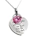 Granddaughter Heart Shaped Pendant - Granddaughter You Stole Our Heart From the Very Start Necklace