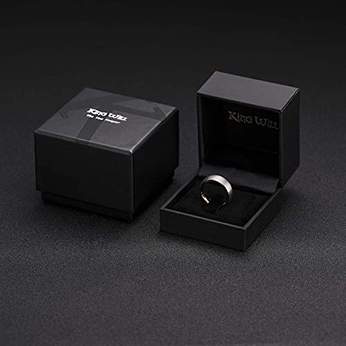 King Will Duo Unisex 6Mm Classic Rose Gold Domed Tungsten Carbide Wedding Band Ring Comfort Fit 10 #TOP5