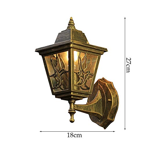 Lampe murale pour escalier et couloir extérieur étanche style européen - 7