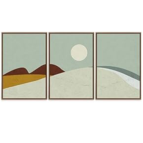 SIGNWIN 3 Piece Framed Canvas Wall Art Nordic...