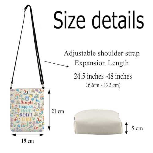 FUSTMW Fish Princess Gifts for Fish Lovers Ariels Crossbody Bag Dingle Hoppch Hair Don’t Care Cross Body Bucket Bag2