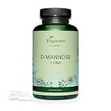 D-MANNOSIO Vegavero® | con ZINCO | Benessere vie urinarie per CISTITE e PROSTATA | 120 capsule | Vegan