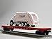 M.T.H. Electric Trains MTH PREMEIR Donald Trump Flat CAR W/Garbage Truck O Gauge 20-95796