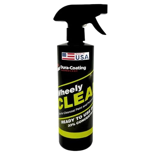 DURA-COATING TECHNOLOGY Wheely Clean - Professional Wheel Cleaner Spray - Ready-to-Use Tire Cleaner and Rim Cleaner - Suitable for Aluminum, Chrome, or Clear-Coated Wheels - Removes Brake Dust - 16 oz
