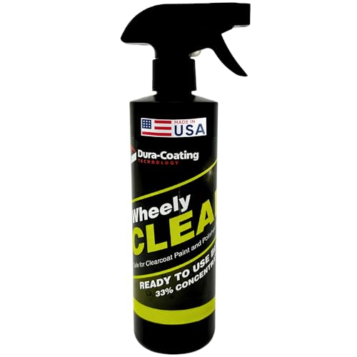 DURA-COATING TECHNOLOGY Wheely Clean - Professional Wheel Cleaner Spray - Ready-to-Use Tire Cleaner and Rim Cleaner - Suitable for Aluminum, Chrome, or Clear-Coated Wheels - Removes Brake Dust - 16 oz by DURA-COATING TECHNOLOGY - Used condition - US$27.54