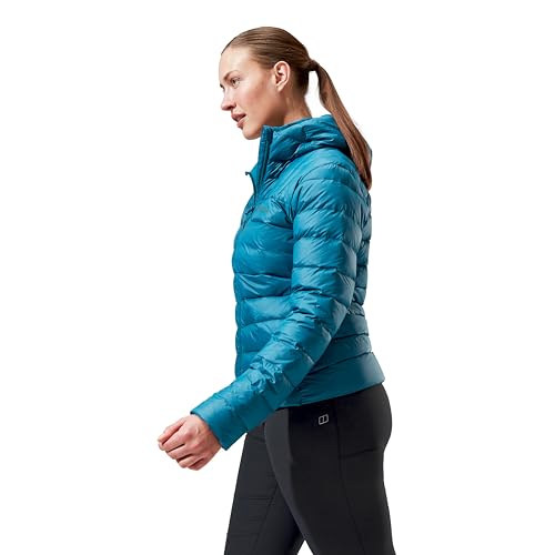 Berghaus Women's Silksworth Hooded Down Jacket | Padded Jacket | Extra Warm | Lightweight | Packable, Deep Ocean, 12 - Image 3