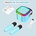 Mini Karaoke Machine for Kids, Toys Christmas Birthday Gifts Ideas for Girls Ages 4, 5, 6, 7, 8, 9, 10, 12+ Years Old, Portable MP3 Player with 2 Wireless Mics for Party (Blue)