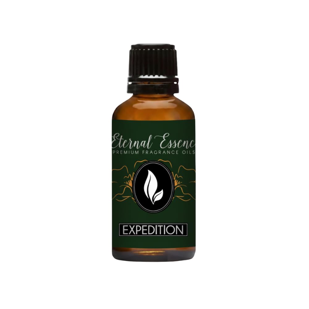 Eternal Essence Oils Expedition 30ml Fragrance Oil – Pine Needles, Bergamot Mist, Vetiver &amp; Cedarwood – Earthy Green Blend Inspired by Forest Trails &amp; Herbs