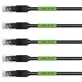 Mr-Label セルフラミネート ラップアラウンドケーブルラベル – レターシートレーザープリンターのみ – ワイヤーマーキング識別用(グリーン、25シート(800ラベル))