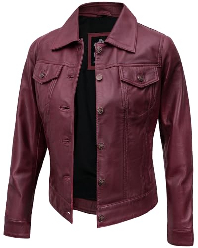 Vintage Style Real Lambskin Outwear Jackets For Womens - Stylish Turn Down Collar Casual Leather Jacket Women2