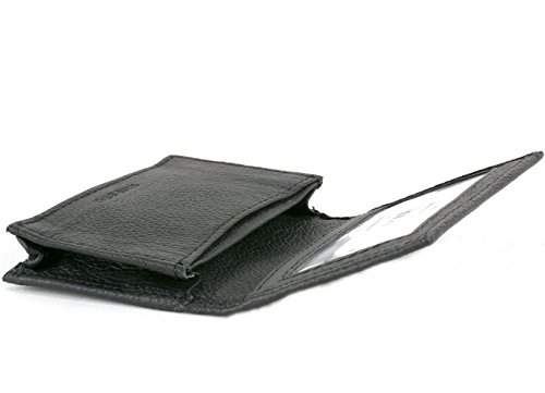 Leather Wallet Expandable Card Case Front Pocket Thin Slim ID Window Credit Card3