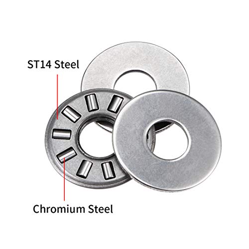 Uxcell A19043000UX0098 Tc411 Thrust Needle Roller Bearings thumb #1
