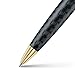 Sheaffer 300 Ballpoint Pen | E9347 Engraved Matt Black Barrel and Shiny Chrome Cap with PVD Gold Trims | Premium Ballpoint Pen