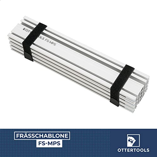 Gabarit de fraisage FS-MPS découpes rectangulaires défonceuse réglable 500mm