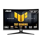 ASUS TUF Gaming Series 5 32” 1080P Curved Monitor (VG32VQM5AZ) - Full HD, 1500R, 240Hz, 0.5ms, Extreme Low Motion Blur Sync, FreeSync Premium, 120% sRGB, DisplayWidget, 3 yr Warranty