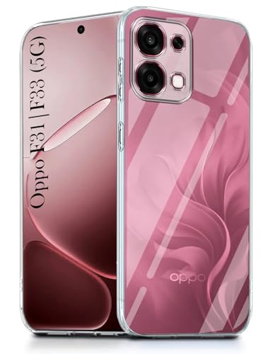 Image of Jkobi Silicone Back Cover Case for Oppo F31 5G | Oppo F33 5G (Clear Shockproof Case with Camera Protection | Soft and Flexible | Transparent)