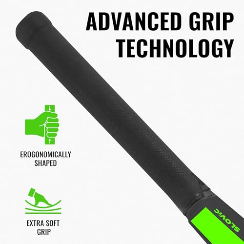 Image of Slovic Cricket Bat [90 x 10.5 CM] | Full Size Tennis Bat for Cricket | Cricket Bat-Ball for All (Above 14 Years) | Plastic Bat for Indoor Tournament | Lightweight Fiber Bats for Cricket kit