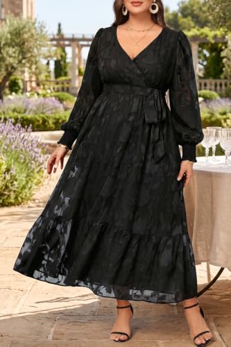 Image of Pinup Fashion Plus Size Wedding Guest Formal Cocktail A Line Long Dress