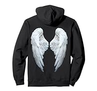 Angel Wings Costume design. Women's & men's angel wings clothing graphic design God christian angel wings clothes 8.5 oz, Classic fit, Twill-taped neck